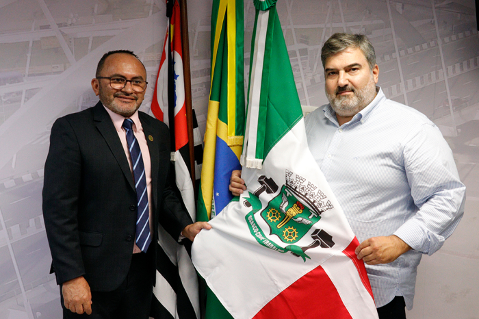 Presidente da Câmara de Lagos, em Portugal, visita a Câmara de Osasco