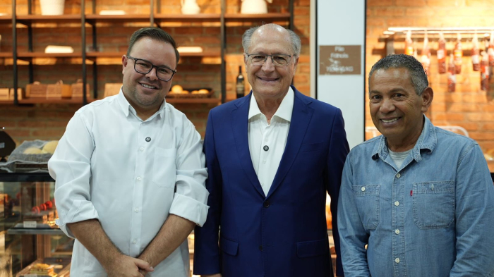 Welington Formiga, prefeito eleito de Cotia se reúne com o vice-presidente Geraldo Alckmin